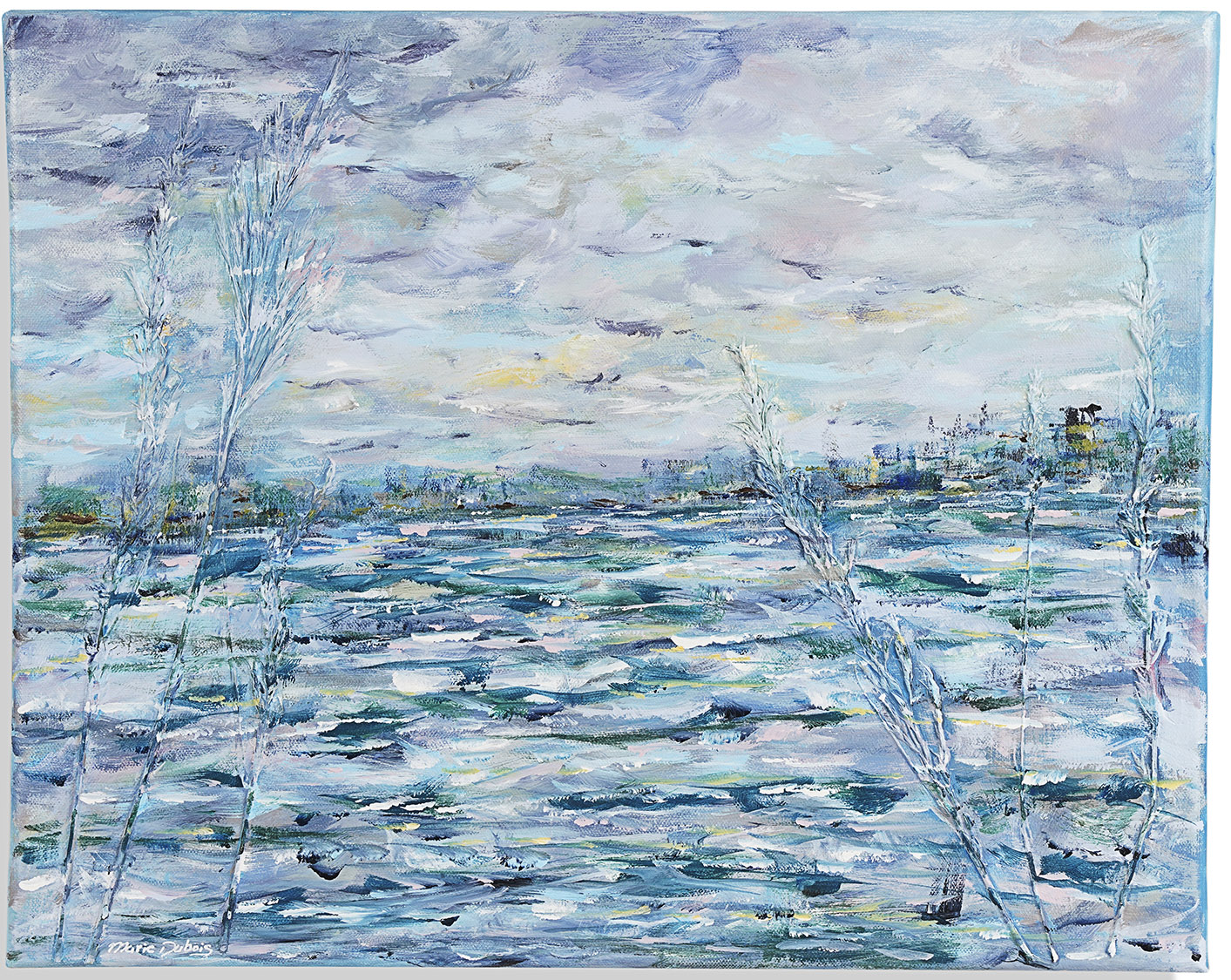 LE LAC | MARIE DUBOIS | ARTISTE PEINTRE | FLEURIER